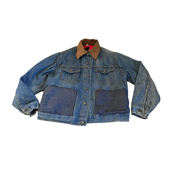 Sears Other - Vintage 70s SEARS Roebucks Blue Denim Trucker Jean Jacket Quilted Lined Size 44R